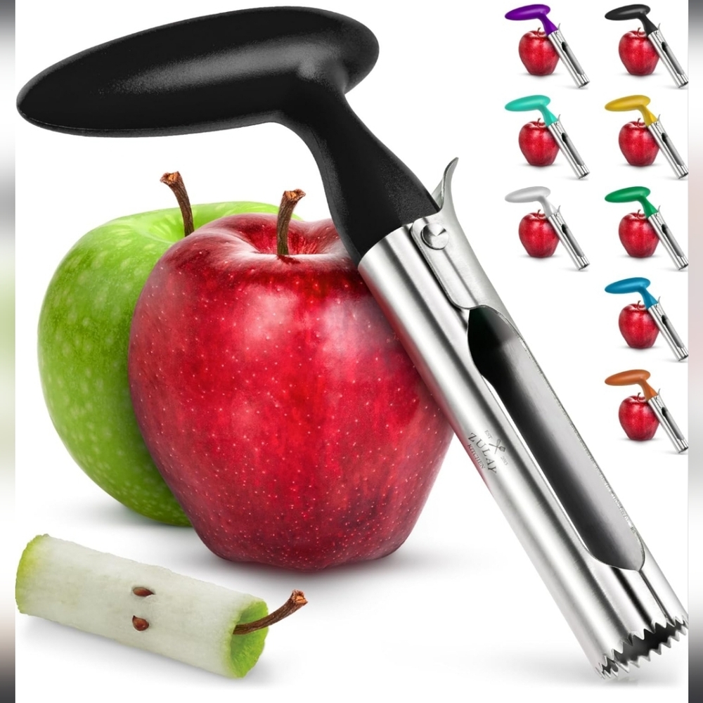 Zulay Kitchen Apple Corer brand new in box Black